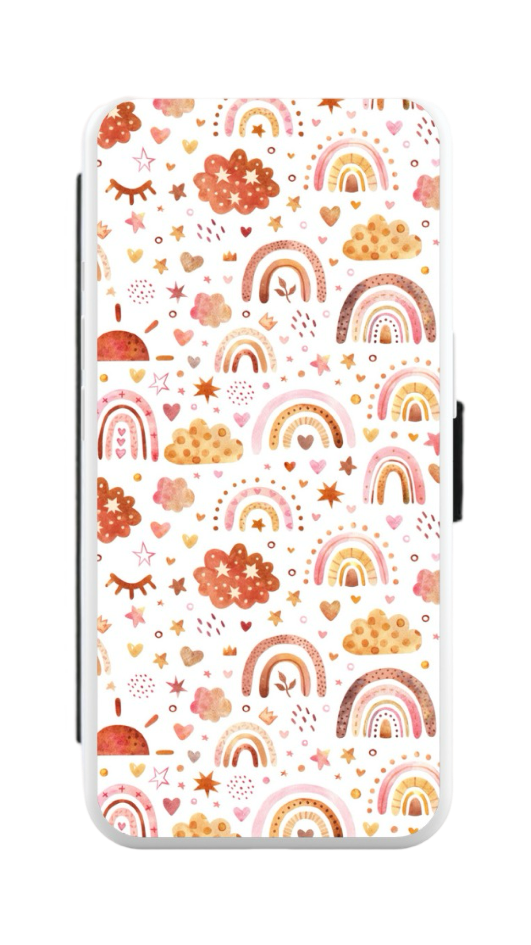 Rustic Rainbow PU Leather IPhone Flip Case