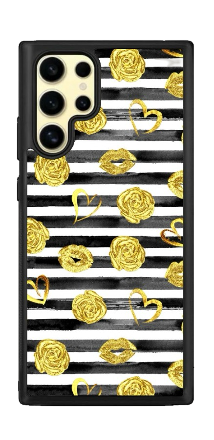 Gold Rose Samsung Phone Case