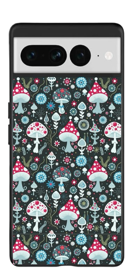 Mushroom Meadow Google Pixel Mobile Phone Case