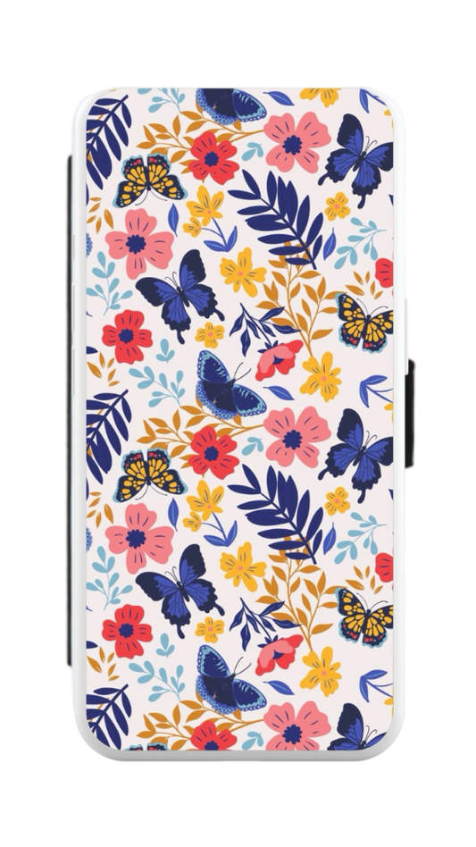 Butterfly Forest PU Leather IPhone Flip Case