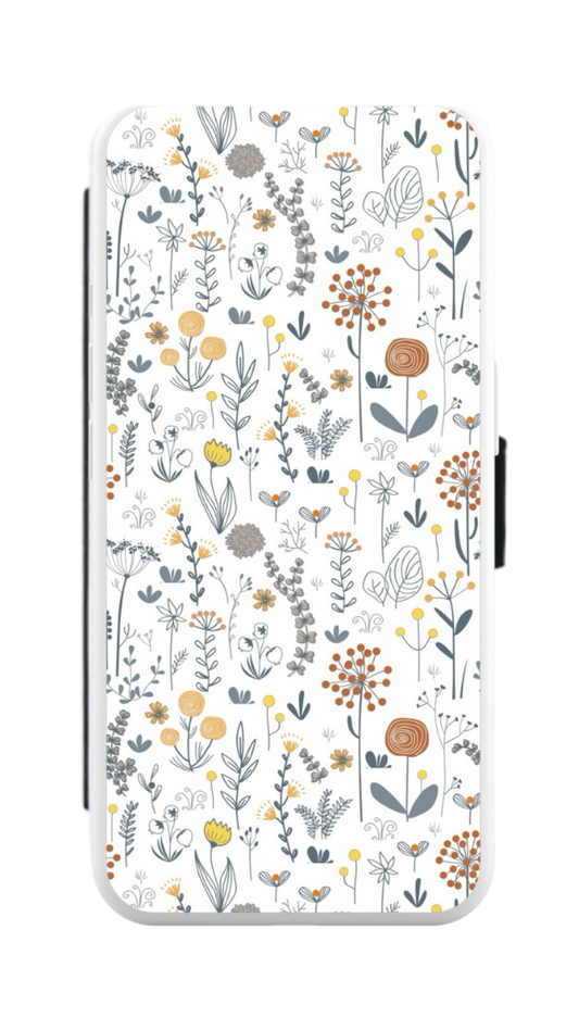 Blissful Meadow PU Leather IPhone Flip Case